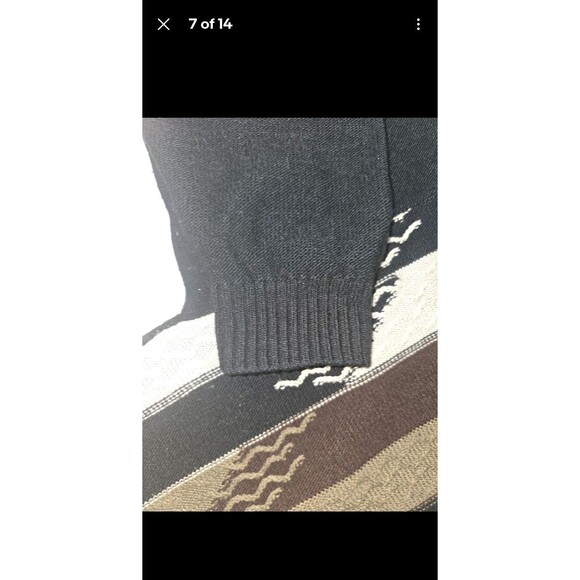 Vintage Made In USA 3D Men's Sweater  Protege Collection Coogi Style 90's SZ M - Picture 8 of 12